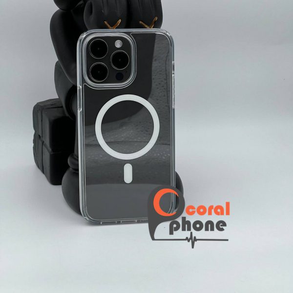 کاور شفاف مدل Mag Safe مناسب برای iphone 14pro