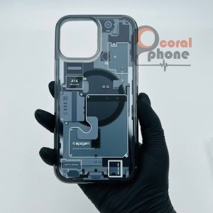 کاور spigen مدل ultra hybrid Magsafe مناسب برای iphone 12 pro max